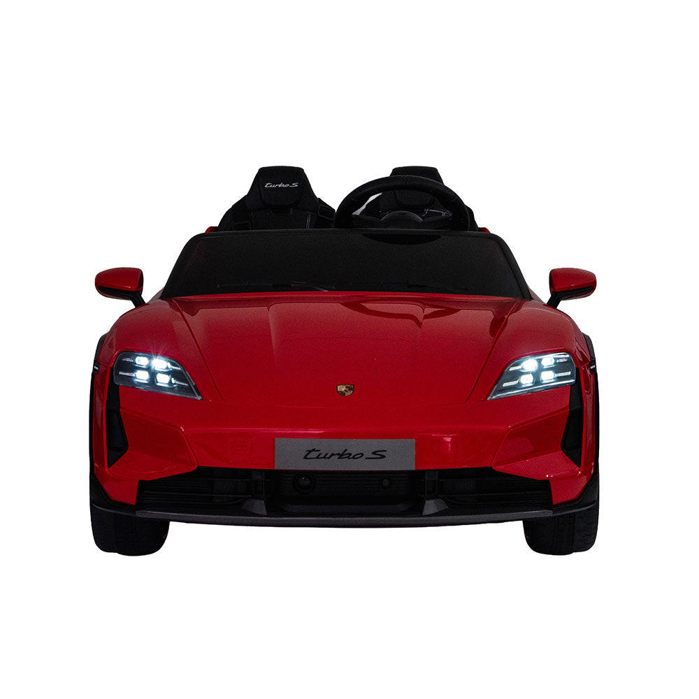 PINGHU Кола Акумулаторна PORSCHE TAYCAN 12V Червена BDM-0988-R