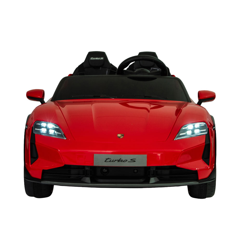 PINGHU Кола Акумулаторна PORSCHE TAYCAN 12V Червена BDM-0988-R