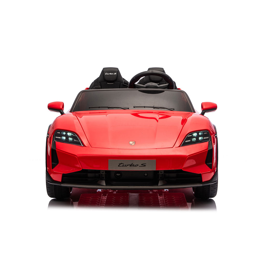 PINGHU Кола Акумулаторна PORSCHE TAYCAN 12V Червена BDM-0988-R
