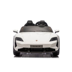 PINGHU Кола Акумулаторна PORSCHE TAYCAN 12V Бяла BDM-0988-W