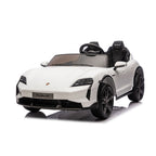 PINGHU Кола Акумулаторна PORSCHE TAYCAN 12V Бяла BDM-0988-W
