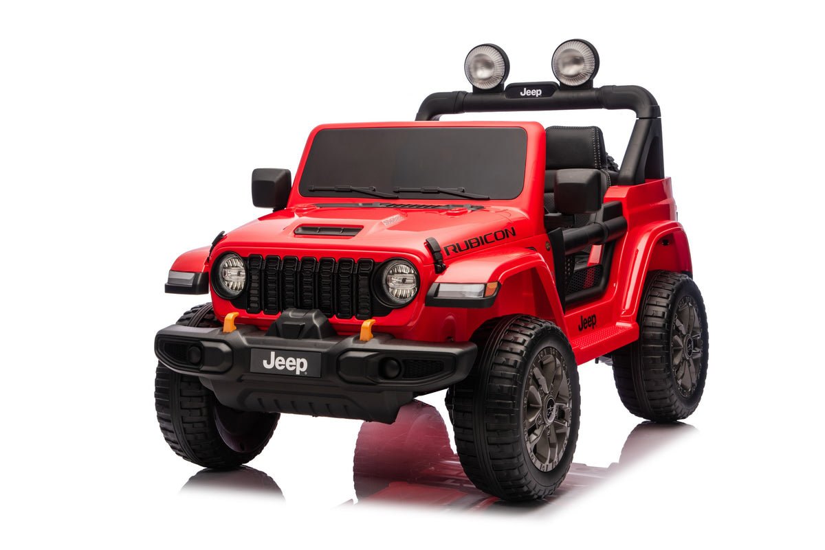 KikkaBoo Акумулаторен джип Licensed Jeep Wrangler Rubicon 392 Red