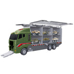 Автовоз Military с 6 превозни средства и рампа