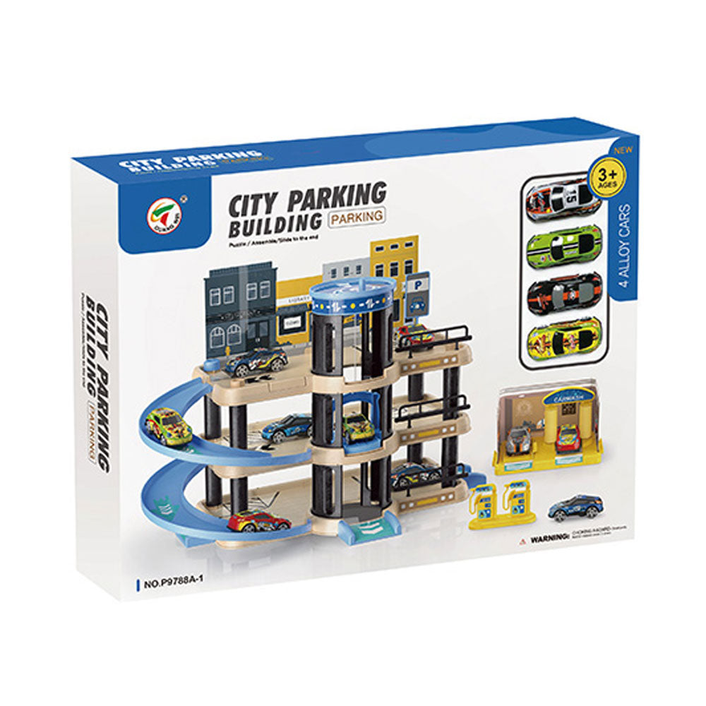 Building Parking Паркинг с 4 коли City